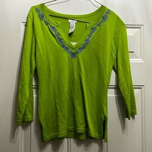 Jaclyn Smith NWT women’s 3/4 sleeved top